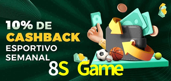 10% de bônus de cashback na 8S Game